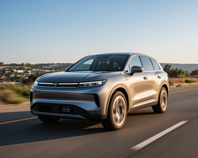 Modern Hybrid SUV in US Setting