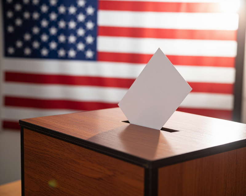 Symbolic American Election Victory