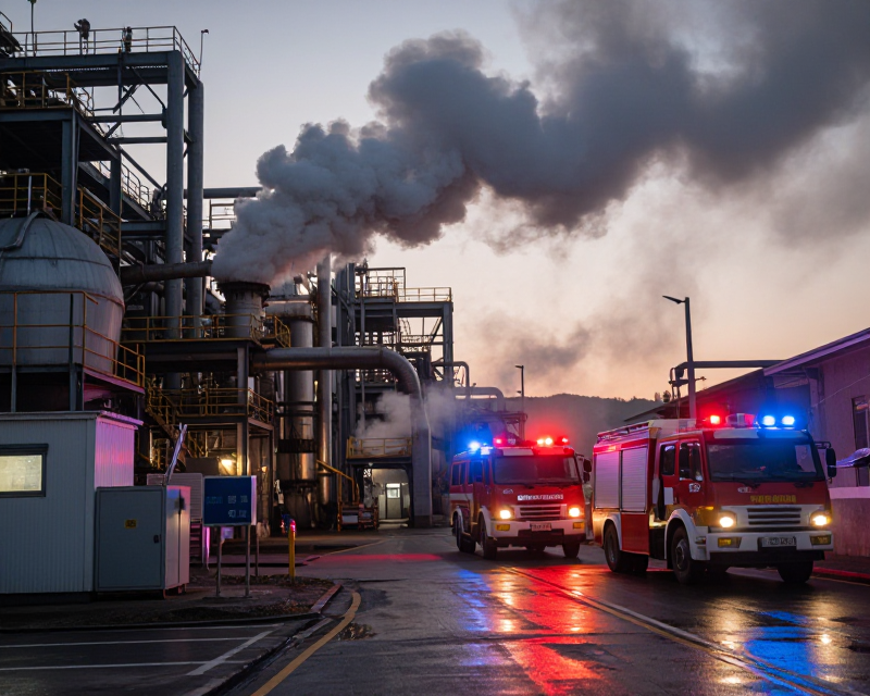 Bucheon Factory Fire Scene