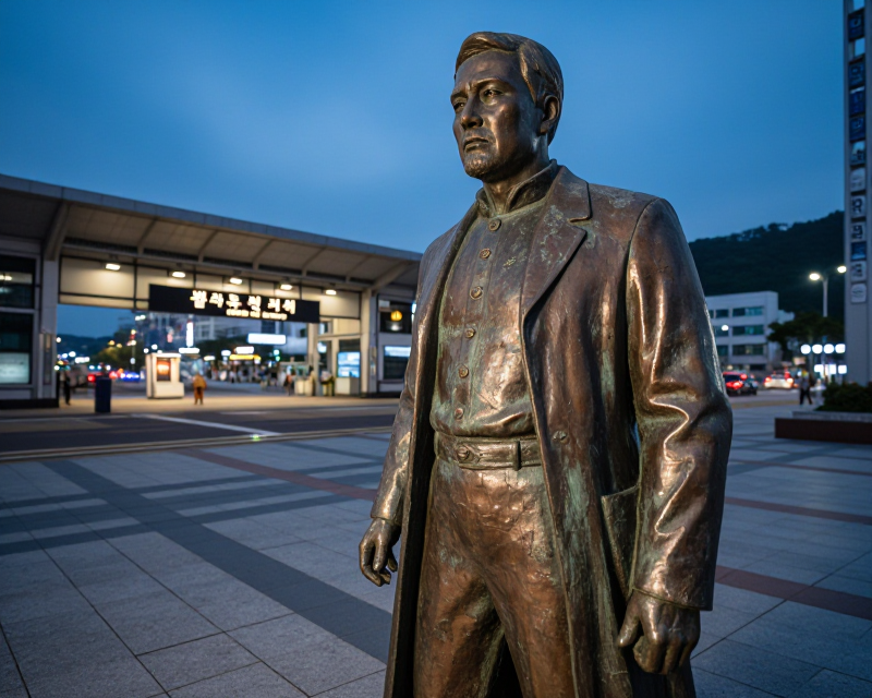 Statue in Daegu Plaza