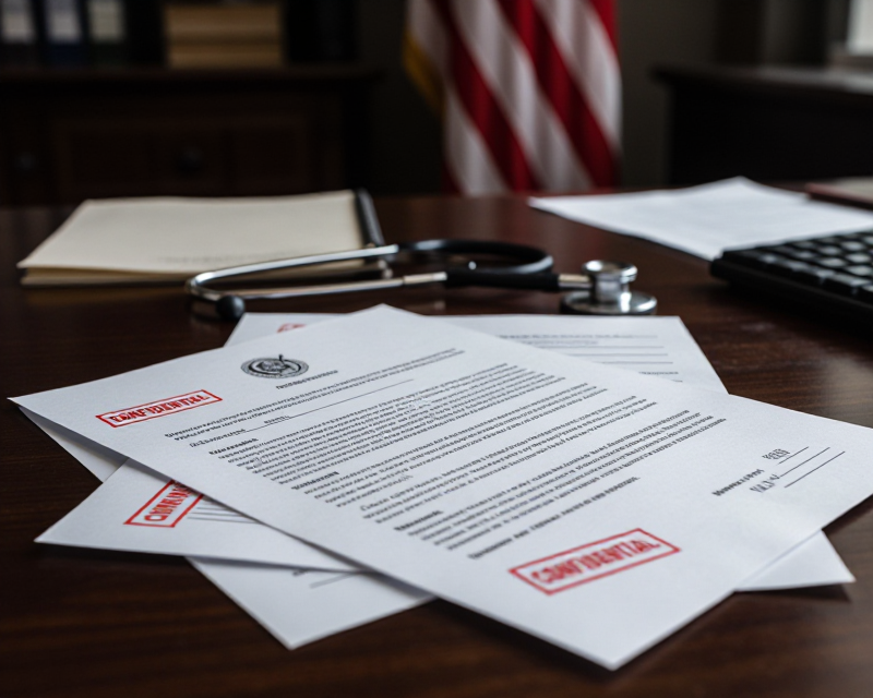 Official Documents and Medical Symbolism