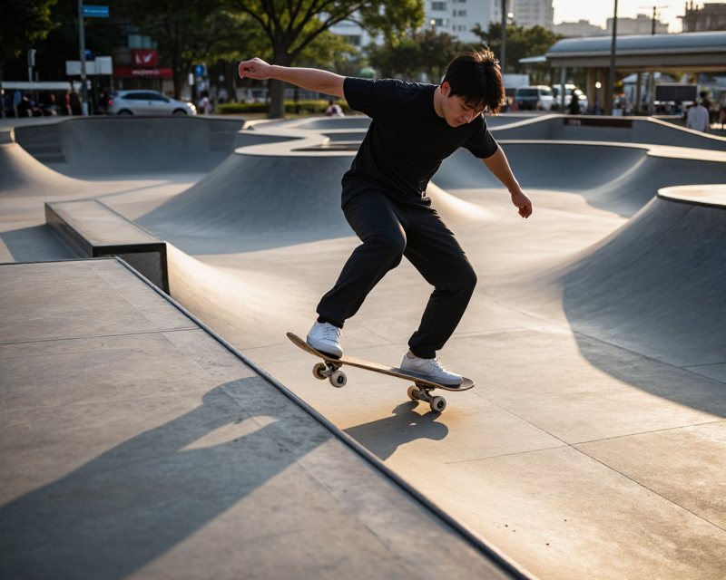 Skateboarding Gold Victory
