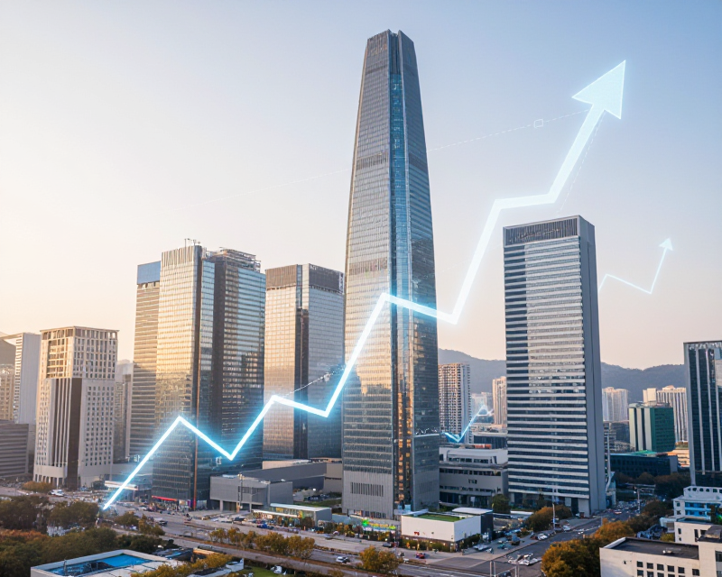 Seoul Financial Market Rise
