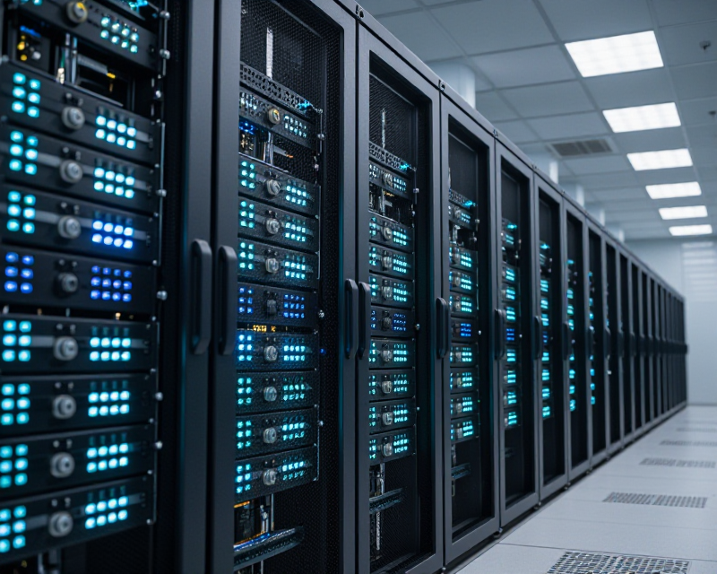Futuristic AI Data Center