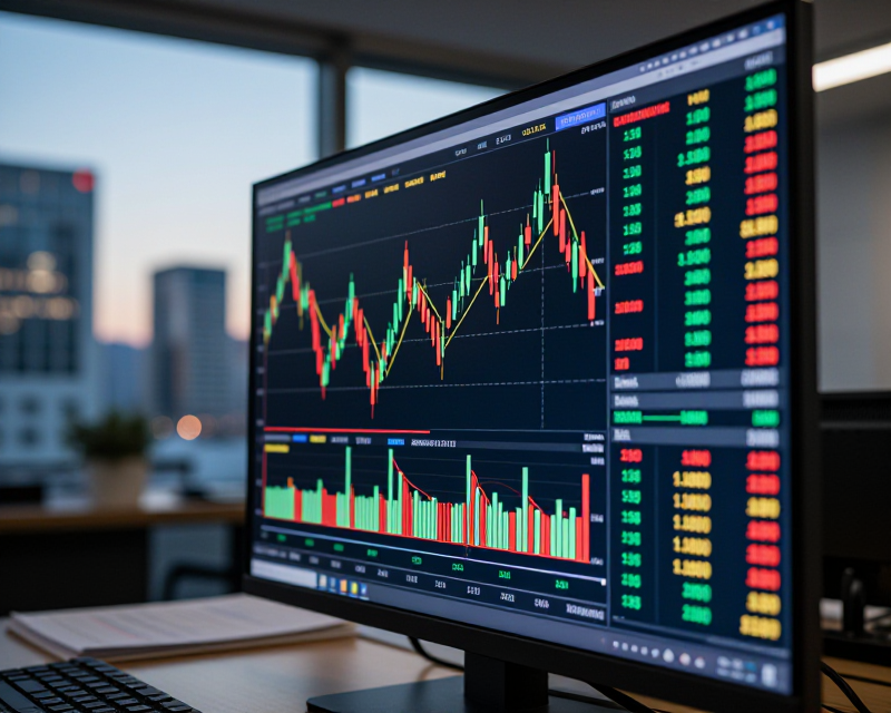 Stock Market Digital Display